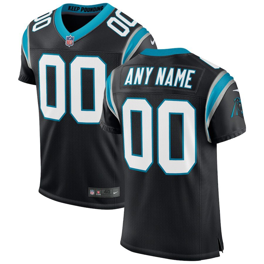 Men Carolina Panthers Nike Black Classic Custom Elite NFL Jersey